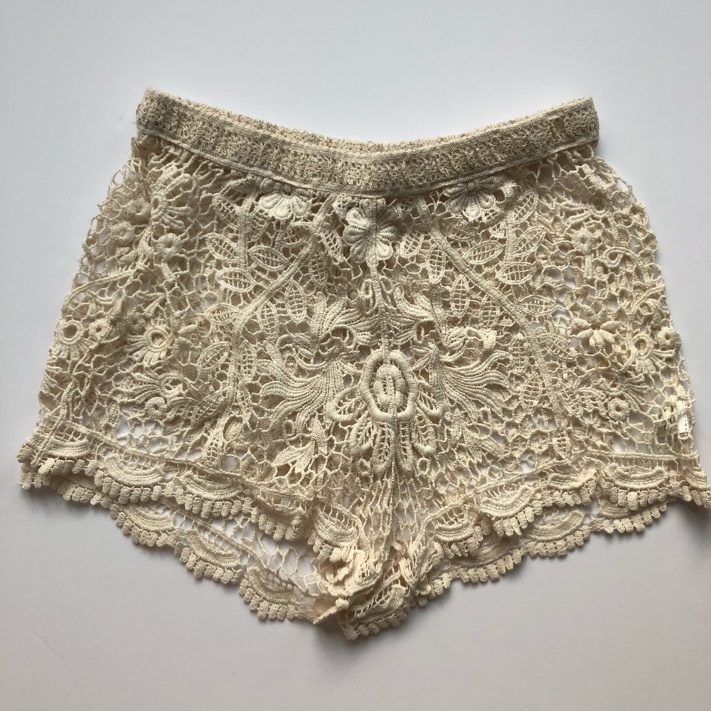Crochet shorts
